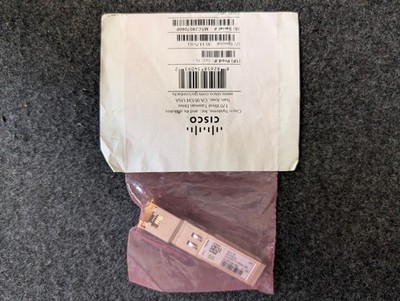 New Sealed Cisco GLC-TE= 1000BASE-T SFP RJ45 Copper Transceiver Module 100m