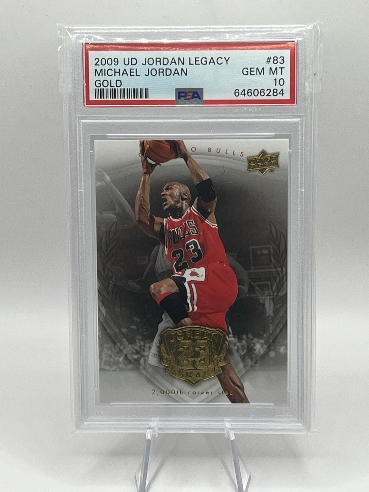 Michael Jordan PSA 10 Gold SP /30000 2009 Upper Deck UD Jordan Legacy #83 Bulls