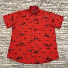 Dixxon So Call Speed Party Shirt Men Large Button Up Short Sleeve D-Lite Comfort