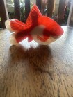 Solar Eclipse Fish Claw Clip Marble Red Orange White Gold Gorgeous 🔥new — photo 2