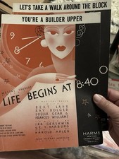 O 1934 Harold Arlen Revue Sheet Music LIFE BEGINS AT 8:40 2-pack