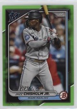 2024 Bowman Neon Green Border 198/399 Jazz Chisholm Jr #95 6j0