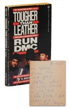 Tougher than Leather RUN-DMC ~ SIGNED by BILL ADLER ~ 1st Edition 1987 Hip-Hop