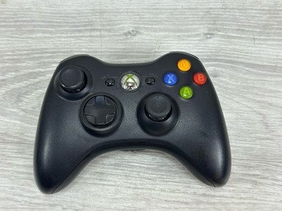 Original Microsoft Xbox 360 Controller Gamepad Schwarz Kabellos Wireless