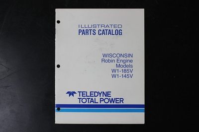 #ad Teledyne Total Power Wisconsin Robin W1 185V W1 145V Parts Catalog Manual NOV $29.99