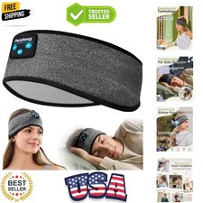 Sleep Headphones Bluetooth 5.4, Sleeping Headphones Headband - Soft Elastic C...