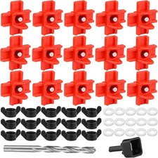 Chicken Water Nipples, 15 Pcs Horizontal Poultry Automatic Waterer Nipples for B