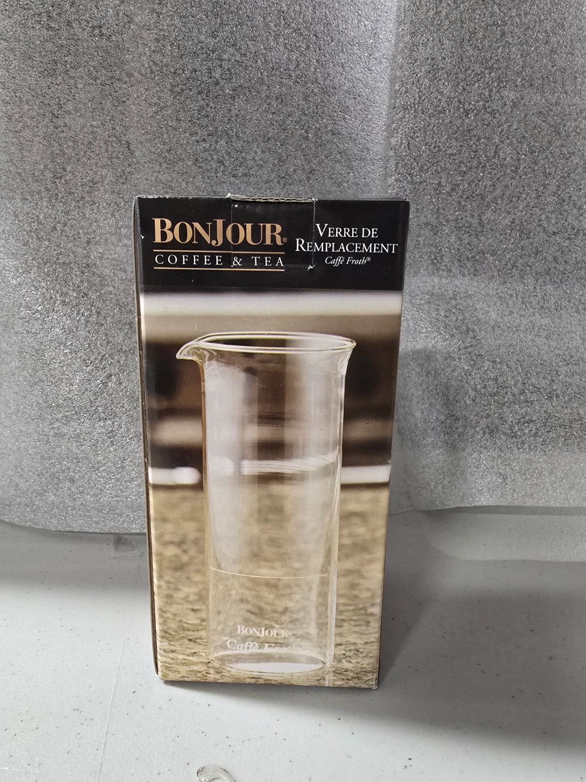 Bonjour Caffe Froth Replacement Glass - New in Box 53314
