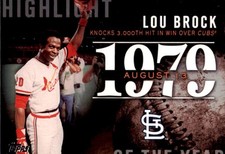2015 Topps Update #H-78 Lou Brock Highlight of the Year