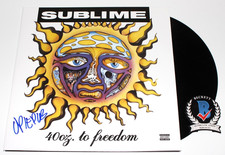 OPIE ORTIZ SUBLIME COVER ARTIST SIGNED 40 OZ ALBUM VINYL RECORD LP BECKETT COA