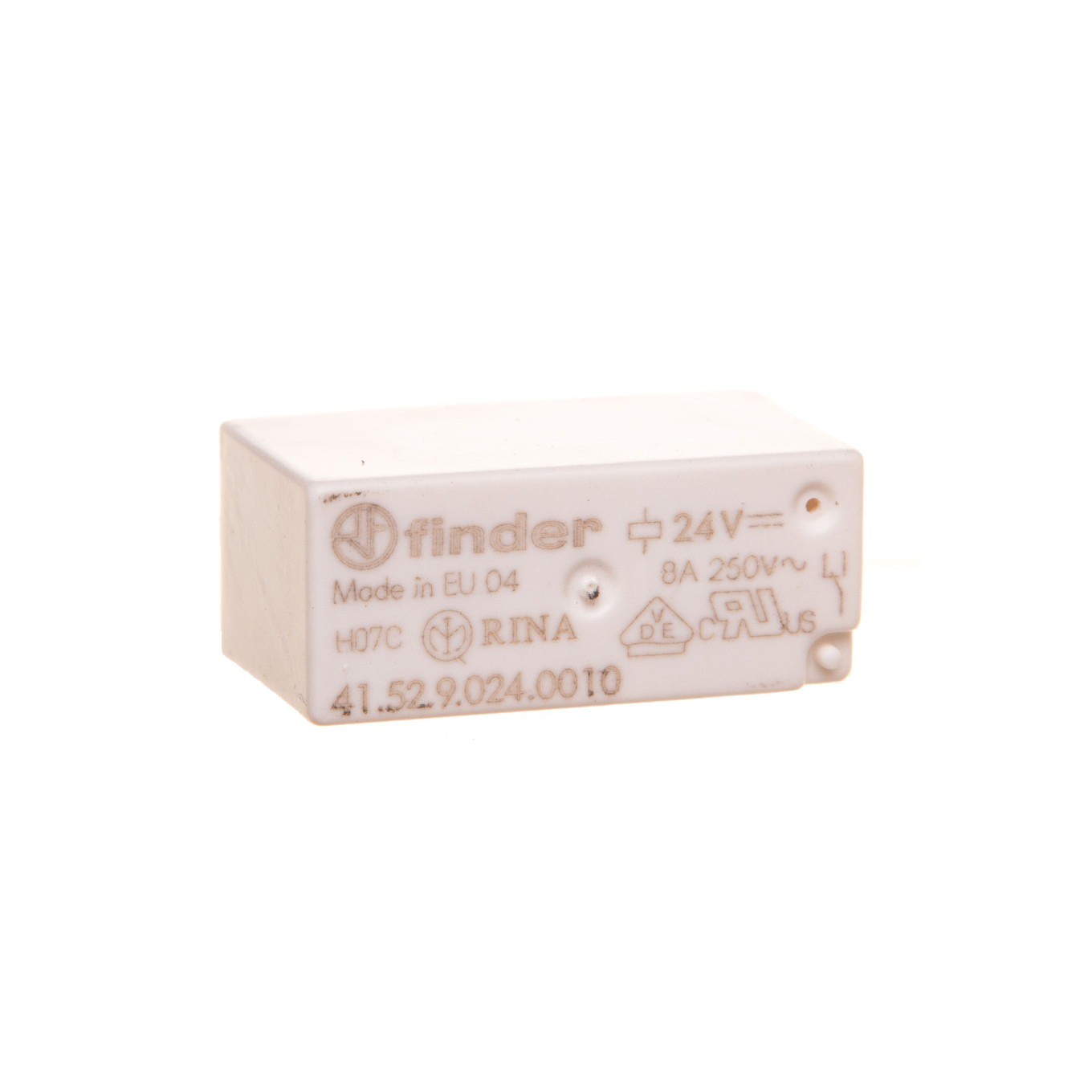 Finder 41.52.9.024.0010 24V Relay (Low Profile) DPDT 8A 41.52 - Image 3