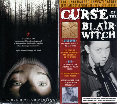The Blair Witch Project/Curse of the Blair Witch (VHS, 1999, 2-Tape Set) SEALED