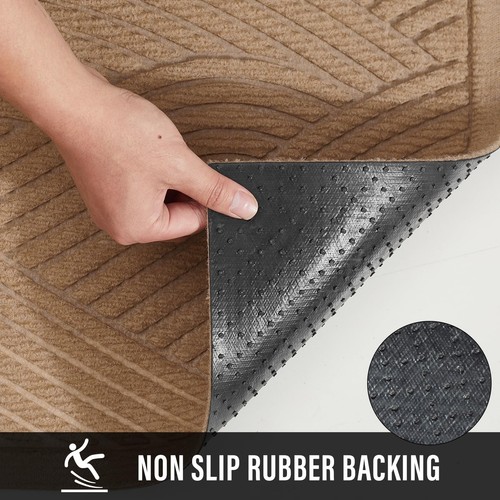 Sturdy Front Door Mat, Absorbent Muddy Dirt Resist Welcome Door Mats Outdoor ... - Picture 4 of 8