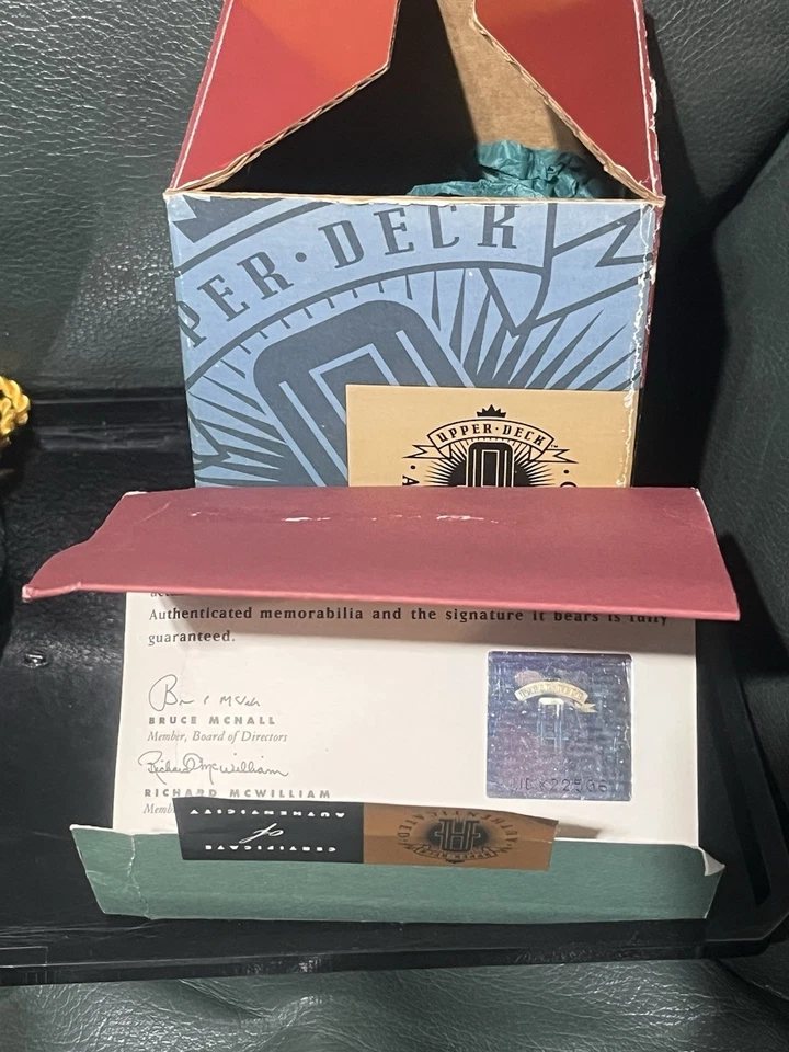 Sign Stan Musial Baseball UDA COA Autographed With Original UDA Box. - Image 2 of 4