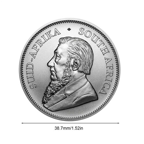 Krugerrand de plata Sudáfrica 2025 1 OZ brillante conmemorativo sin circular - Imagen 3 de 8