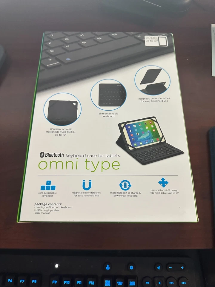 Ihome Keyboard Case Omni Type For Ipad Air/2/3/4 Model ih-ip2140b - Brand New - Image 2 of 4