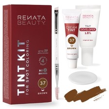 Tint Kit – Cream Hair Dye Kit with Developer and Application Brush for Spot C...