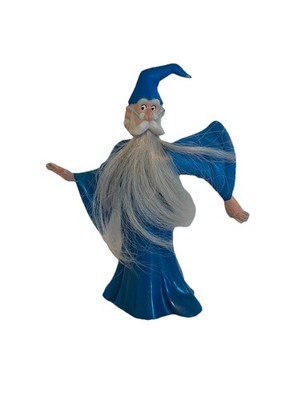 Walt Disney Merlin PVC 4'' Action Figure Poseable Arms w/ Beard! Free Shipping!