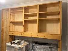 Shelfstore Real Wood Pine Shelving Unit, living room,bedroom, garage, utility