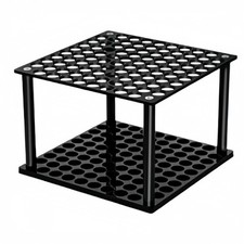 Durable Acrylic 96 Hole Art Supply Organizers Shelf For Brushes Markers Pencils