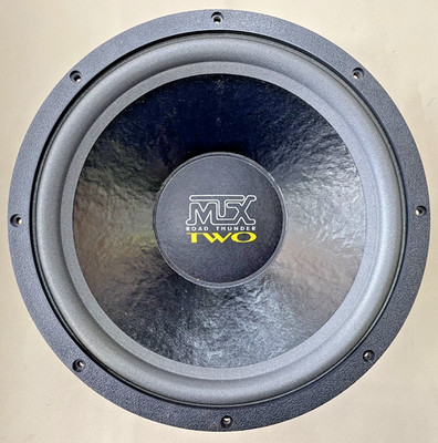 Old School MTX Road Thunder Two RT2128, 12'' 8-Ohm Treated Fiber Subwoofer, NOS