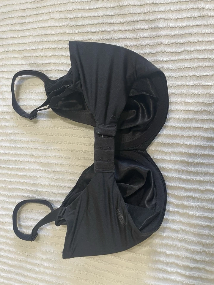 UK 30GG US 30J Black Panache Porcelain Elan Underwire Bra - Image 3 of 4