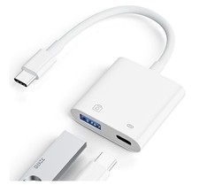 USB C to USB Adapter, Thunderbolt 3 to USB 3.0 OTG Adapter with 30W PD