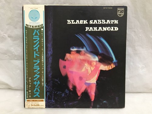 BLACK SABBATH PARANOID SFX-7266 JAPAN 1st Obi Vinyl LP Used Good Condition