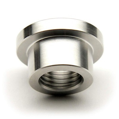 1/4  NPT Female Weld Bung   304 Stainless Steel Stepped Threaded Fitting (OD 0.7