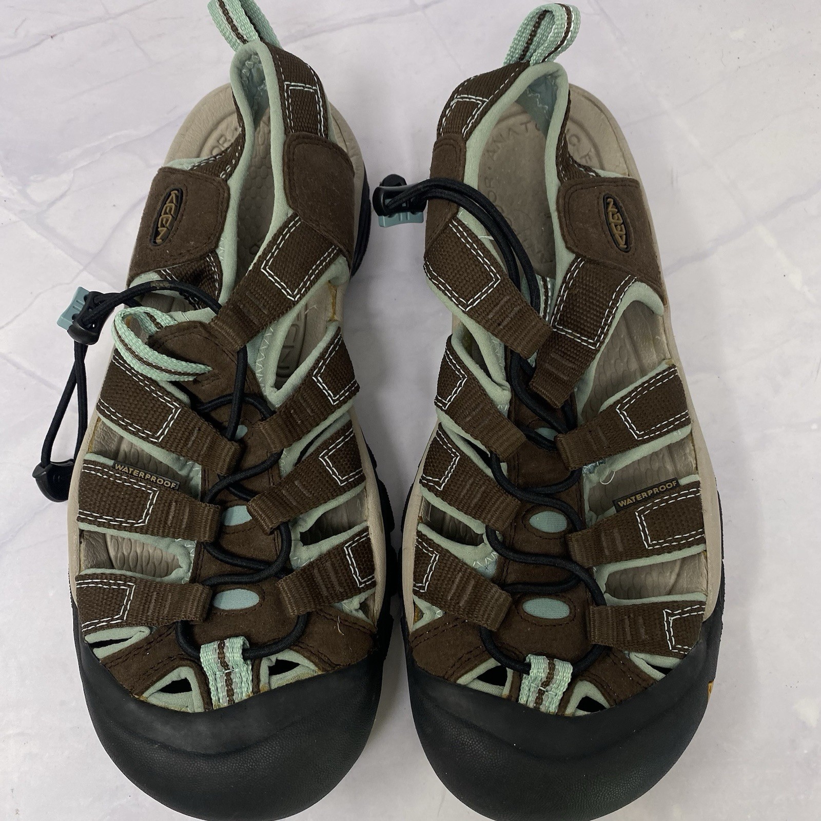 Nuovi sandali Keen Drift Creek H2 Fawn impermeabili da trekking trail da donna taglia 8 5 M