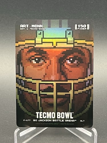 Bo Jackson Battle Arena Tecmo Bowl Art Monk Day 1 Alt Art Promo P-177