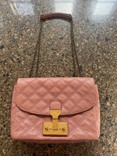 Marc Jacobs Blush Pink Quilted Shoulder Bag with Gold Hardware & Shoulder Strap