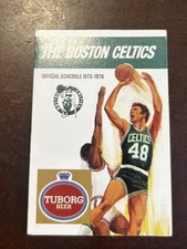 Boston Celtics 1975-76 NBA Schedule Tom Heinsohn Coach