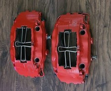 Porsche 911 993 Turbo Brembo Front Big Red Calipers Oem 20.5248 20.5249