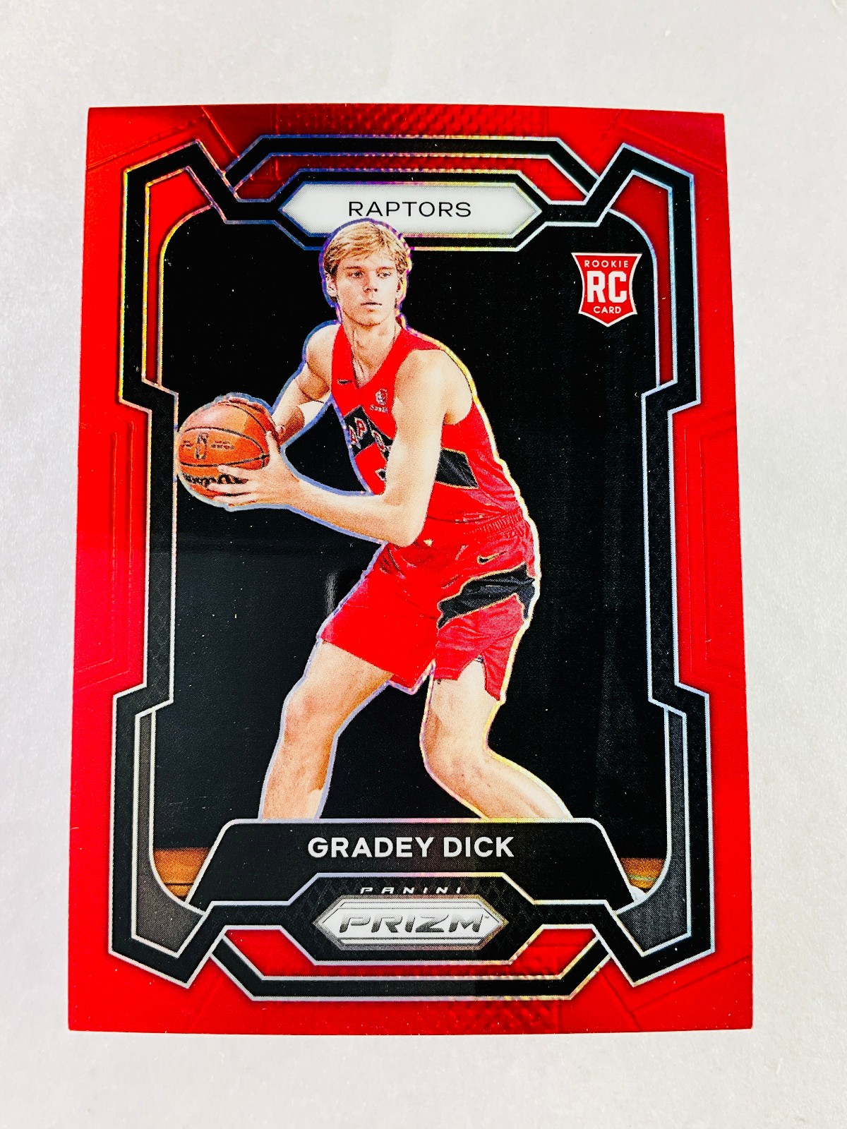 2023-24 Panini Prizm GRADEY DICK /299 Rookie RC Red Prizm SP #134