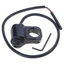 7/8" Handlebar Light Switch Motorcycle Handlebar On Off Button Switch Black