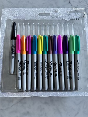 Sharpie Permanent Marker Stifte, Mehrfarbig 24er Pack - BRANDNEU IN GEÖFFNETER VERPACKUNG