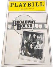 Broadway Bound Playbill May 1987 Jason Alexander Linda Lavin Neil Simon OBC