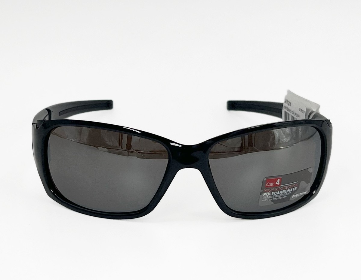 ボンボネロBONBONERO Black Blick Julbo Montebianco Mountain Sunglasses, Spectron 4 Lens, Shiny