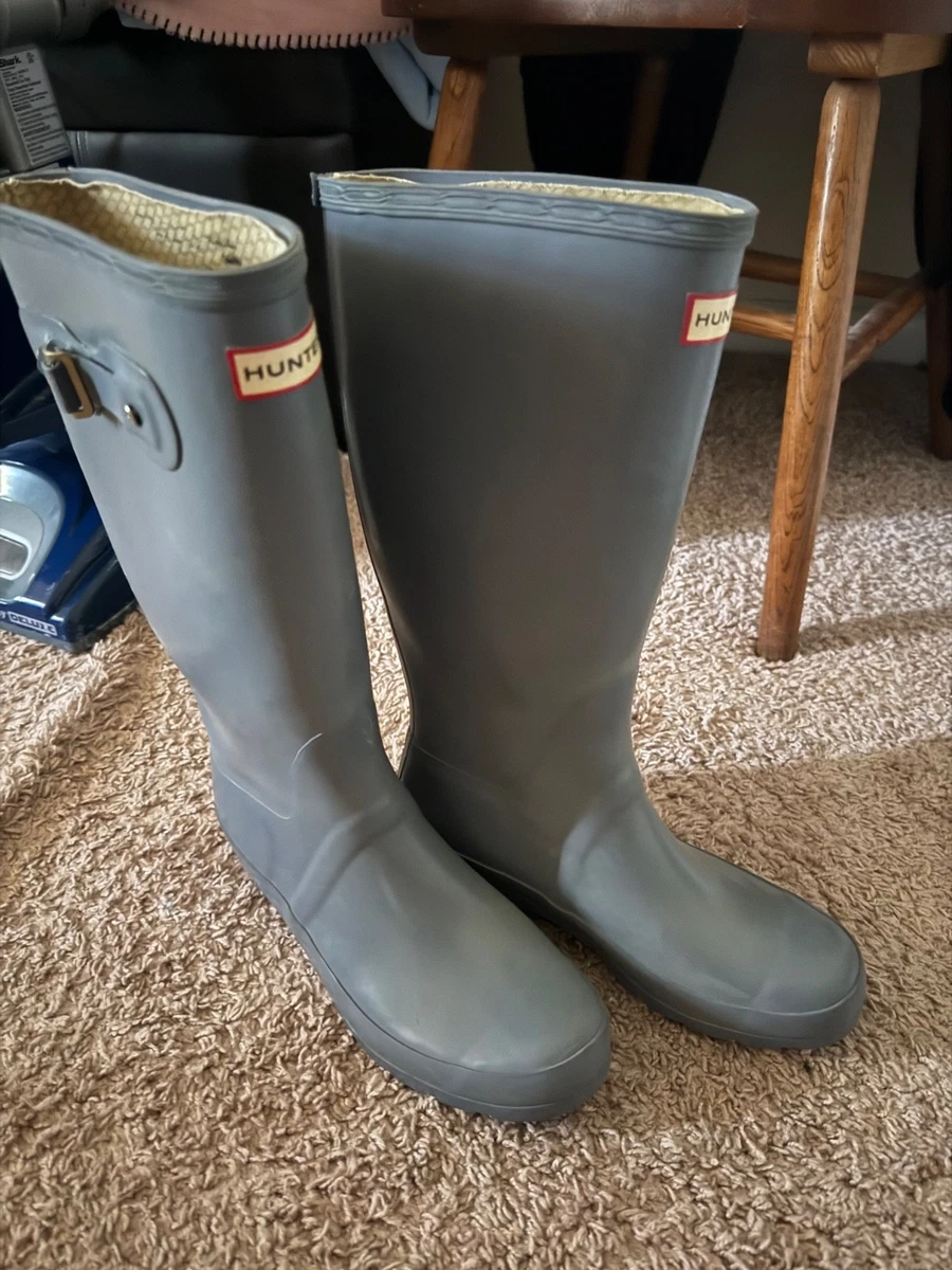 Hunter Gray Women's Rain Boot for sale | eBay