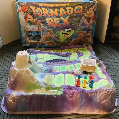 Tornado Rex Near Complete In Box Vintage Board Game 1991 Parker Brothers Tested