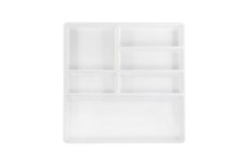 IKEA "STÖDJA" Besteckkasten weiß in 51 x 50 cm aus Kunststoff