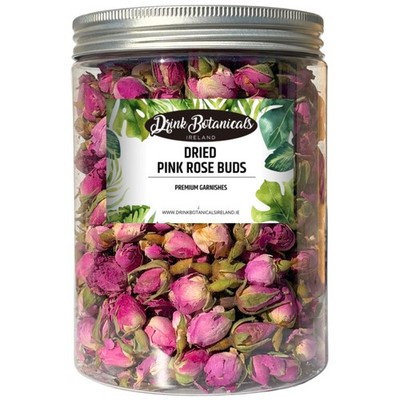 Edible Dried Pink Rose Buds | 100% Natural | 300+Roses | Dry Roses for Soap M...