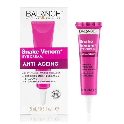 2/4/6 Stück Balance Active Formula Snake Venom Collagen Anti-Aging Augencreme 15ml