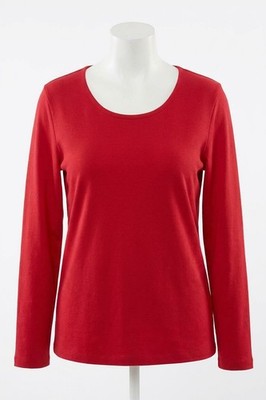 Angel Apparel Long Sleeve Scoop Top Size 1X