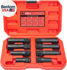 6 Spline  7 Spline Lug Nut Socket Set, Drive Wheel Lock Key, Locking Nut Remova