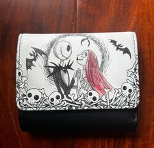 Disney The Nightmare Before Christmas Jack Sally Eternally Wallet Halloween NWOT