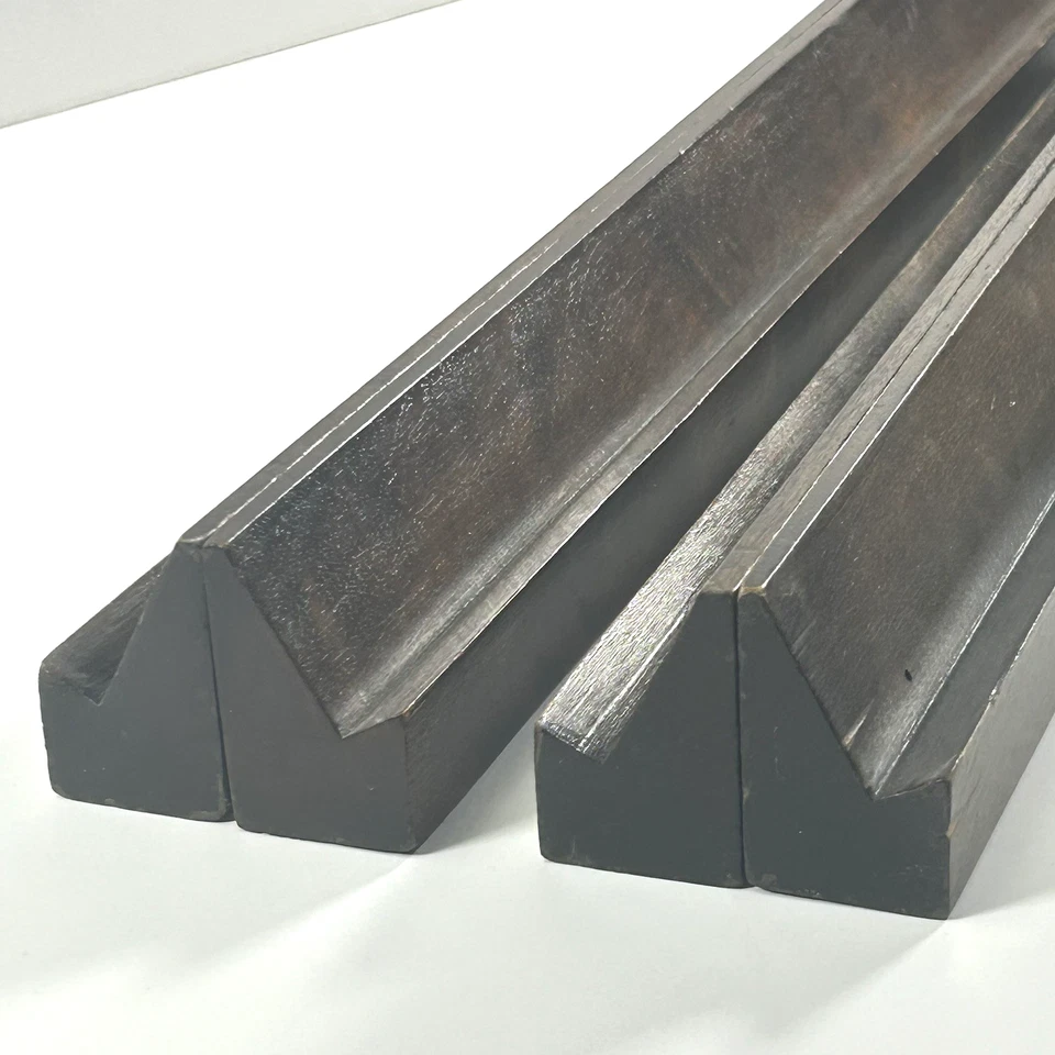 4 x Vintage Wooden Mahjong Tile Racks 40.5cm Long Mah Jong Mahjongg - Image 3 of 4