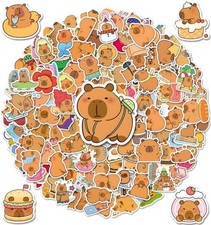 200pcs Capybara Stickers Vinyl Waterproof Funny Chill Rodent Decals