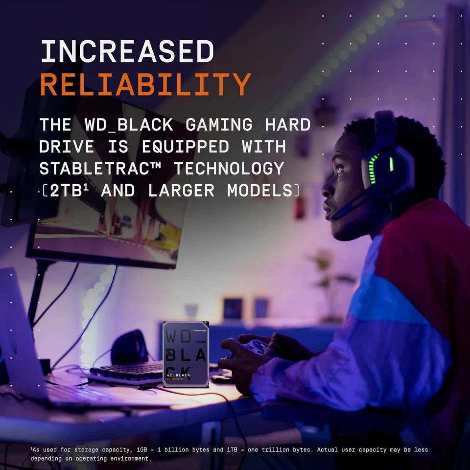 Western Digital 8TB WD_Black Performance Internal Hard Drive HDD - 7200 RPM, ... - Image 3 of 4